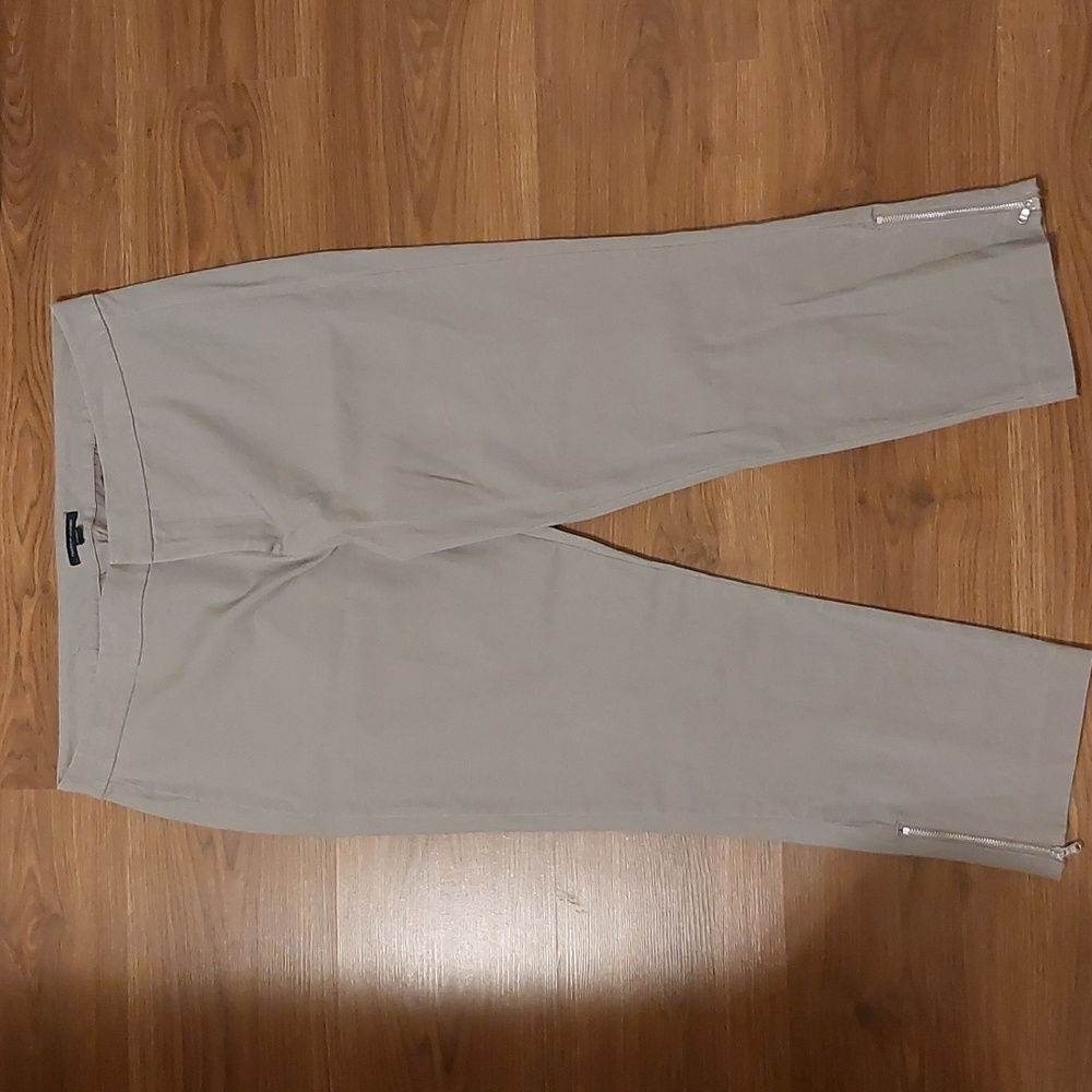 Tommy Hilfiger Grey Cropped Trouser Size 14